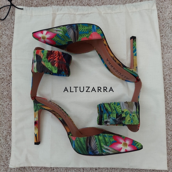 NWT Altuzarra Bird of Paradise Stiletto Pumps - Picture 7 of 11